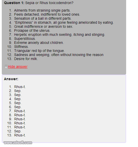 Remedy Quiz For Materia Medica Quiz-24