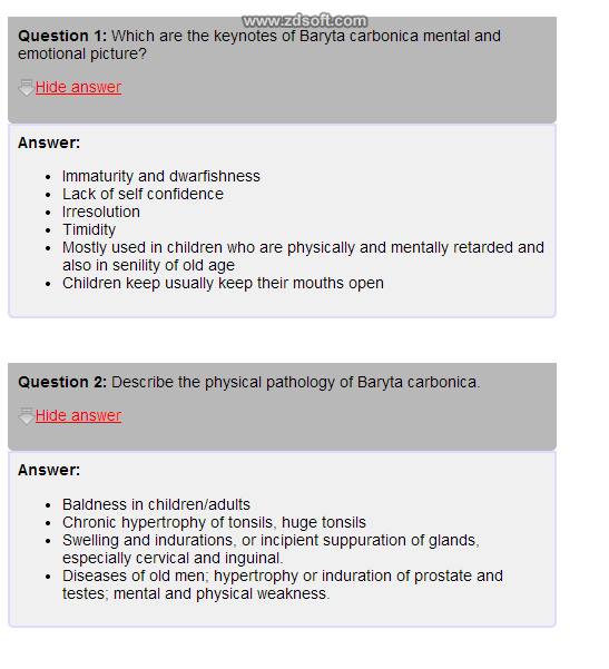 Remedy Quiz For Materia Medica Quiz-32